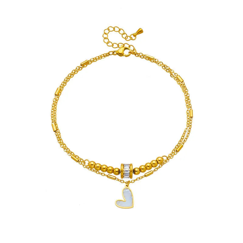 Fashion Jewelry Boho Classic Love Heart Ankle - Bellarte Enchanté Fashion Jewelry Boho Classic Love Heart Ankle